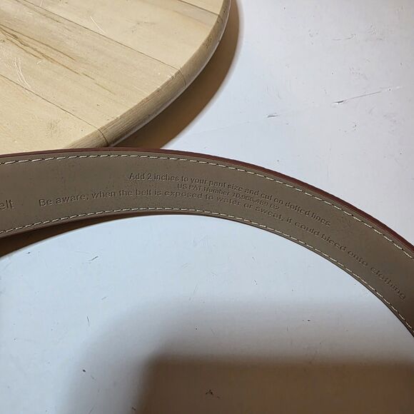 Nexbelt Neubelt Vegan Leather Golf Ratchet Belt - Pebble Grain Cognac NWT - Picture 8 of 12